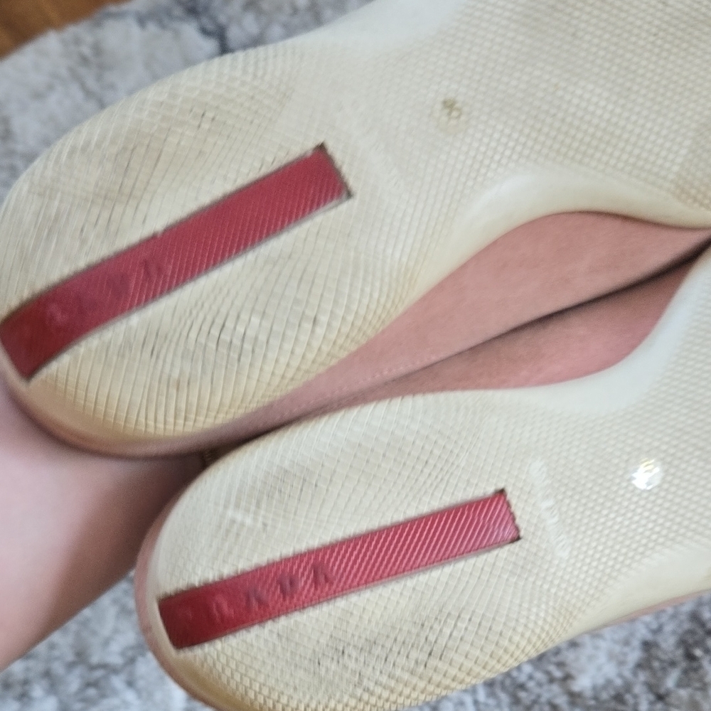 Prada Men's Pink Suede Loafers - Picture 9 of 12